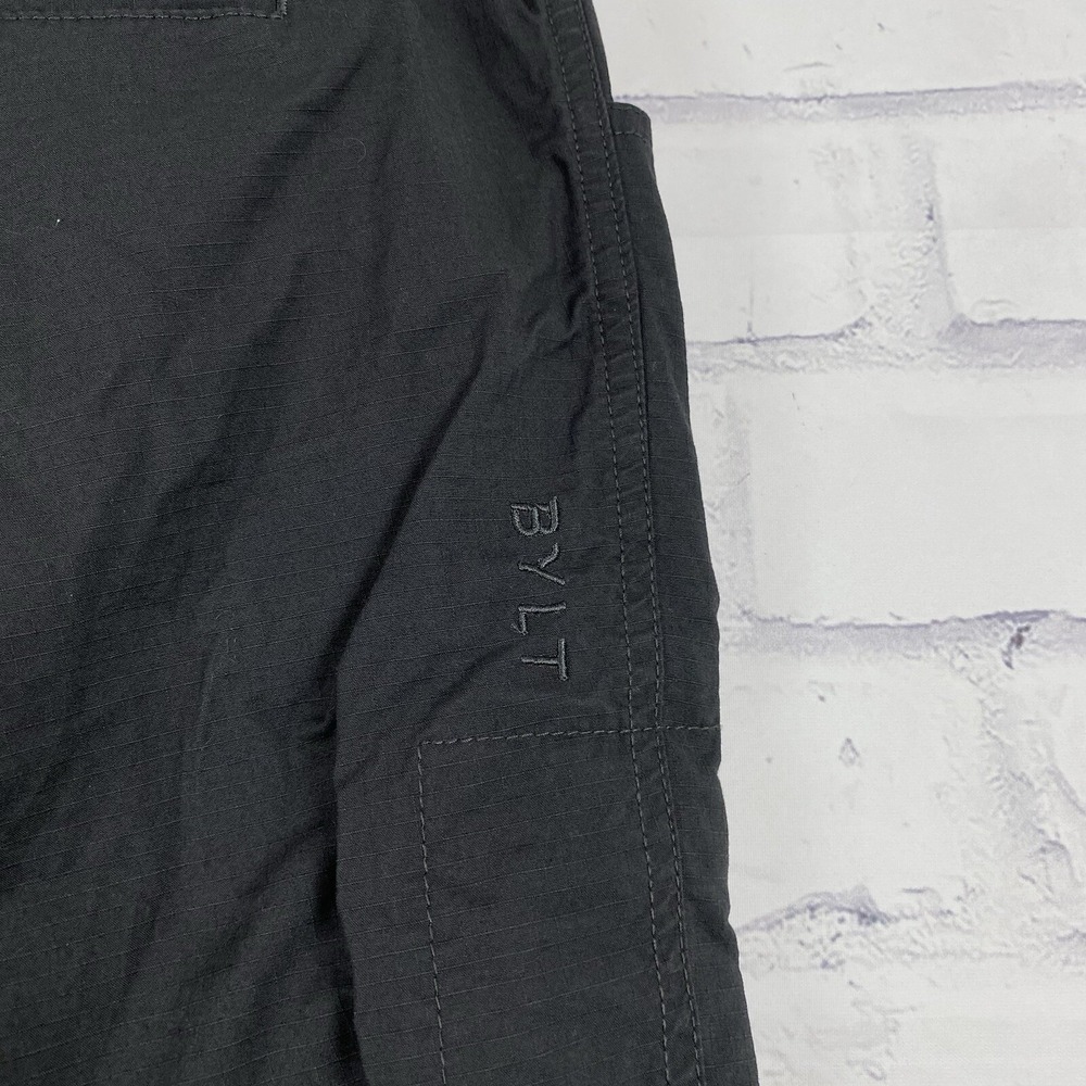 BYLT Pants Men's Size‎ XXL Chino Elastic Waist Stretch 34" Inseam Dark Grey
